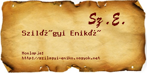 Szilágyi Enikő névjegykártya